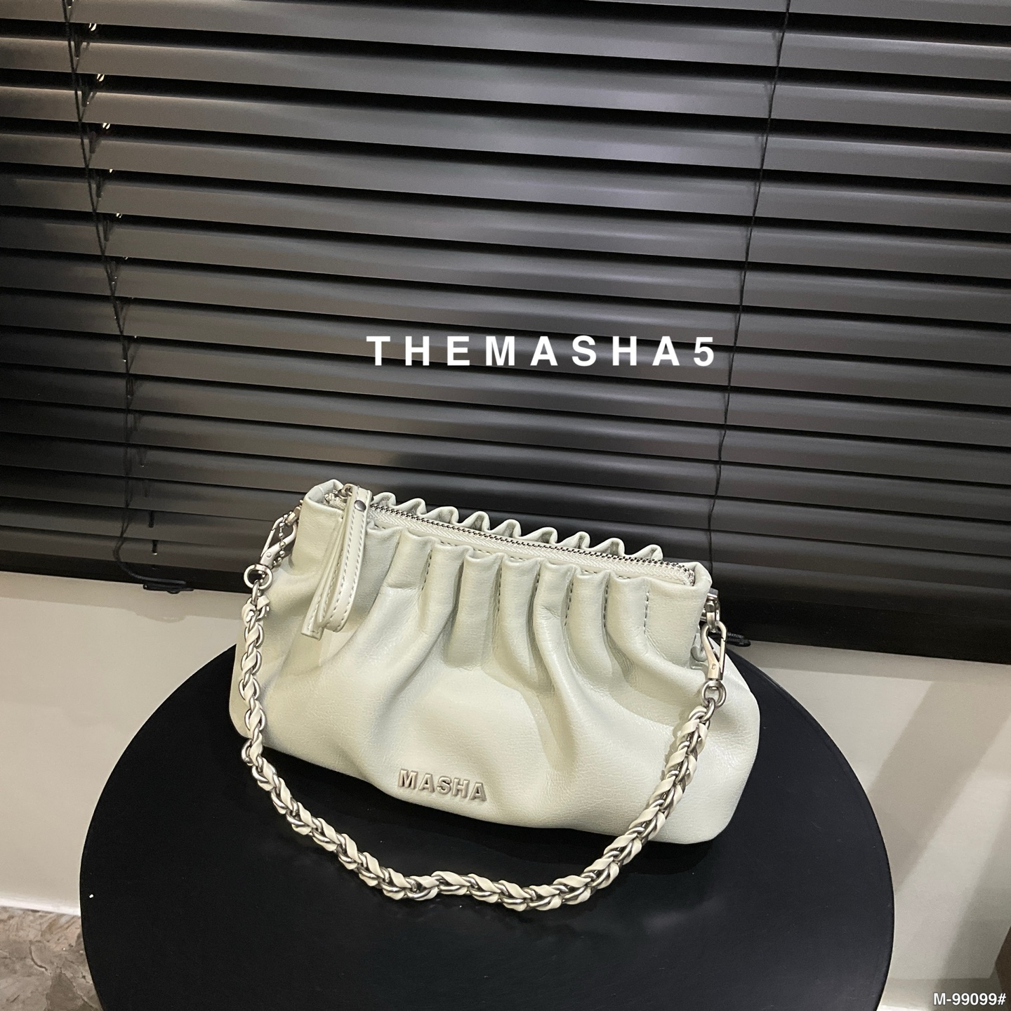 新款流行褶皱云朵包链条小众单肩腋下女包轻便高级感大容量斜跨包