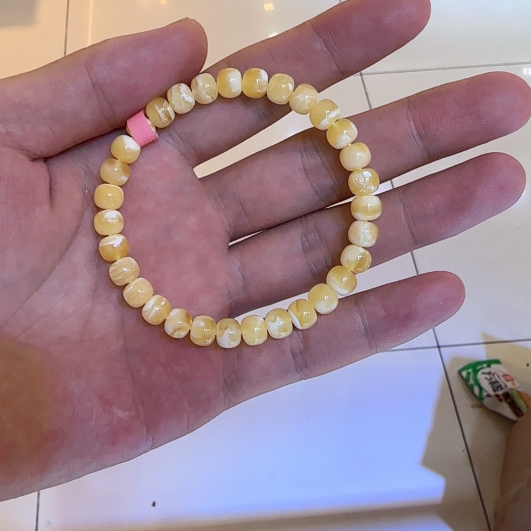 未镶嵌琥珀手链蜜蜡