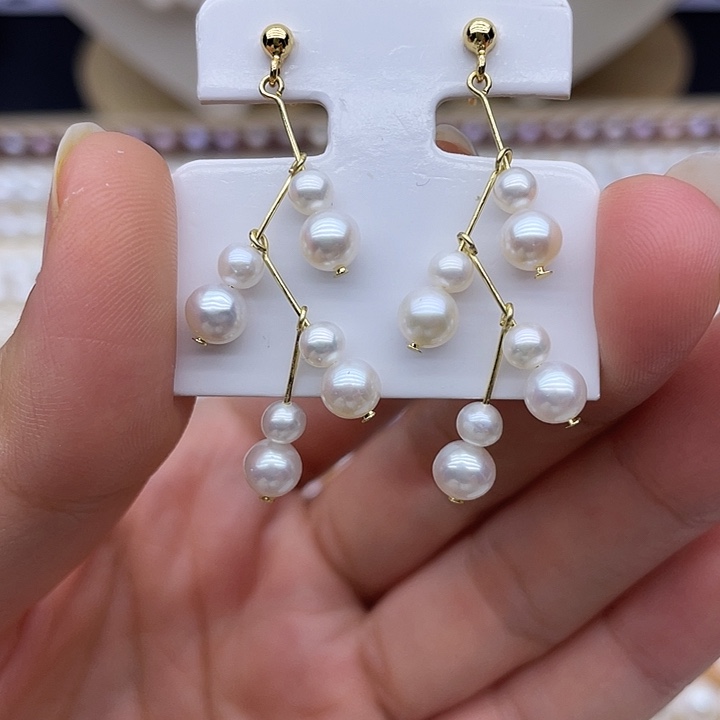 淡水珍珠颈饰银S925镶嵌