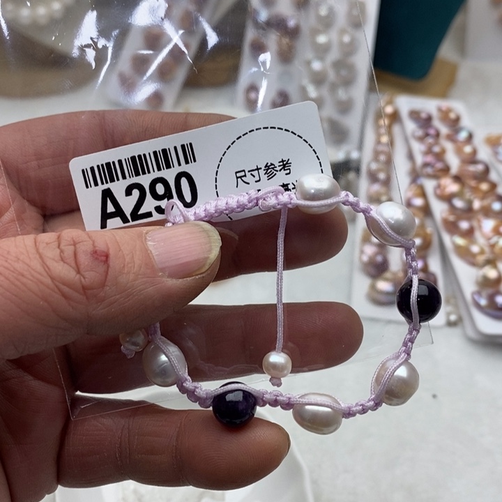 项链淡水珍珠合金290