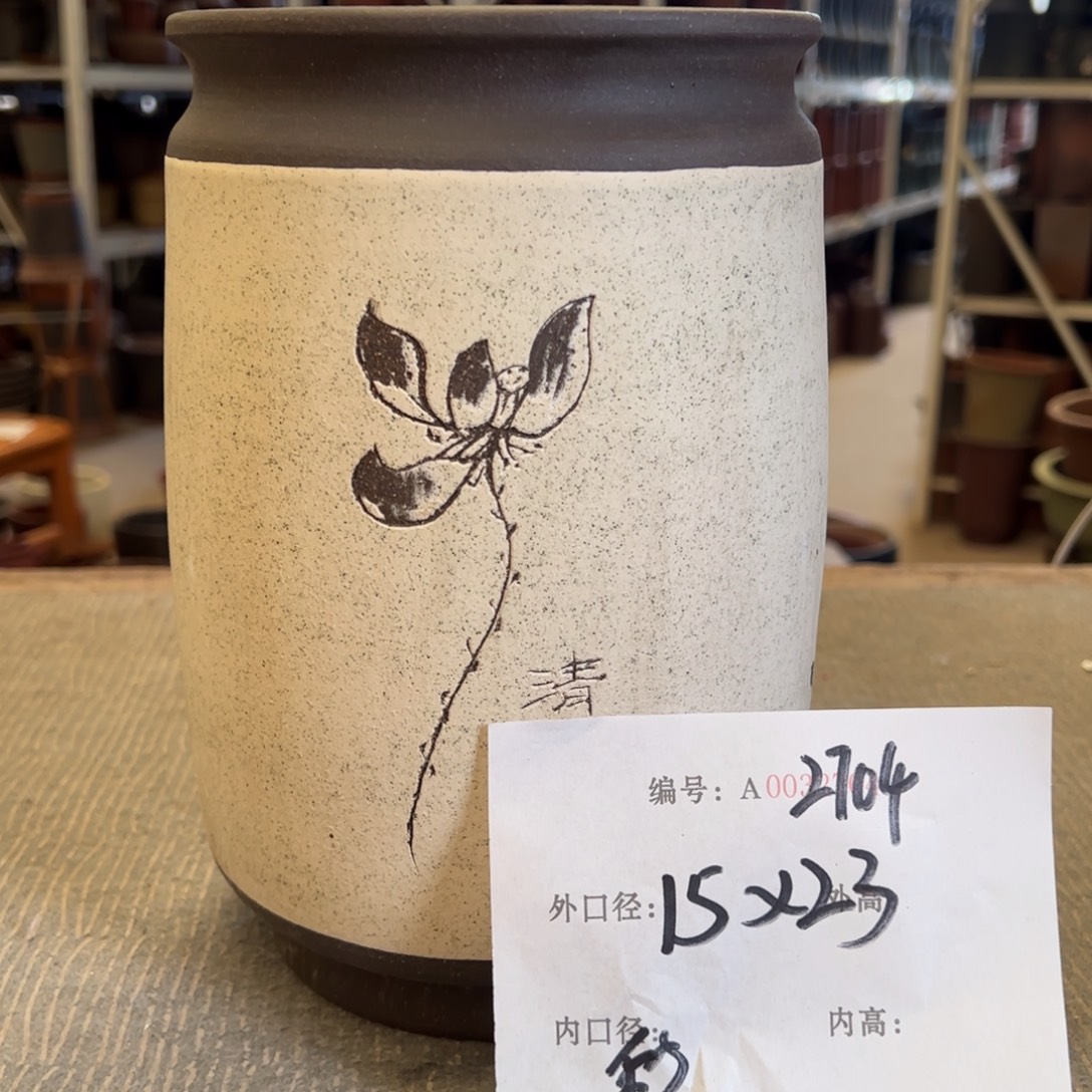 紫砂花盆紫砂花盆