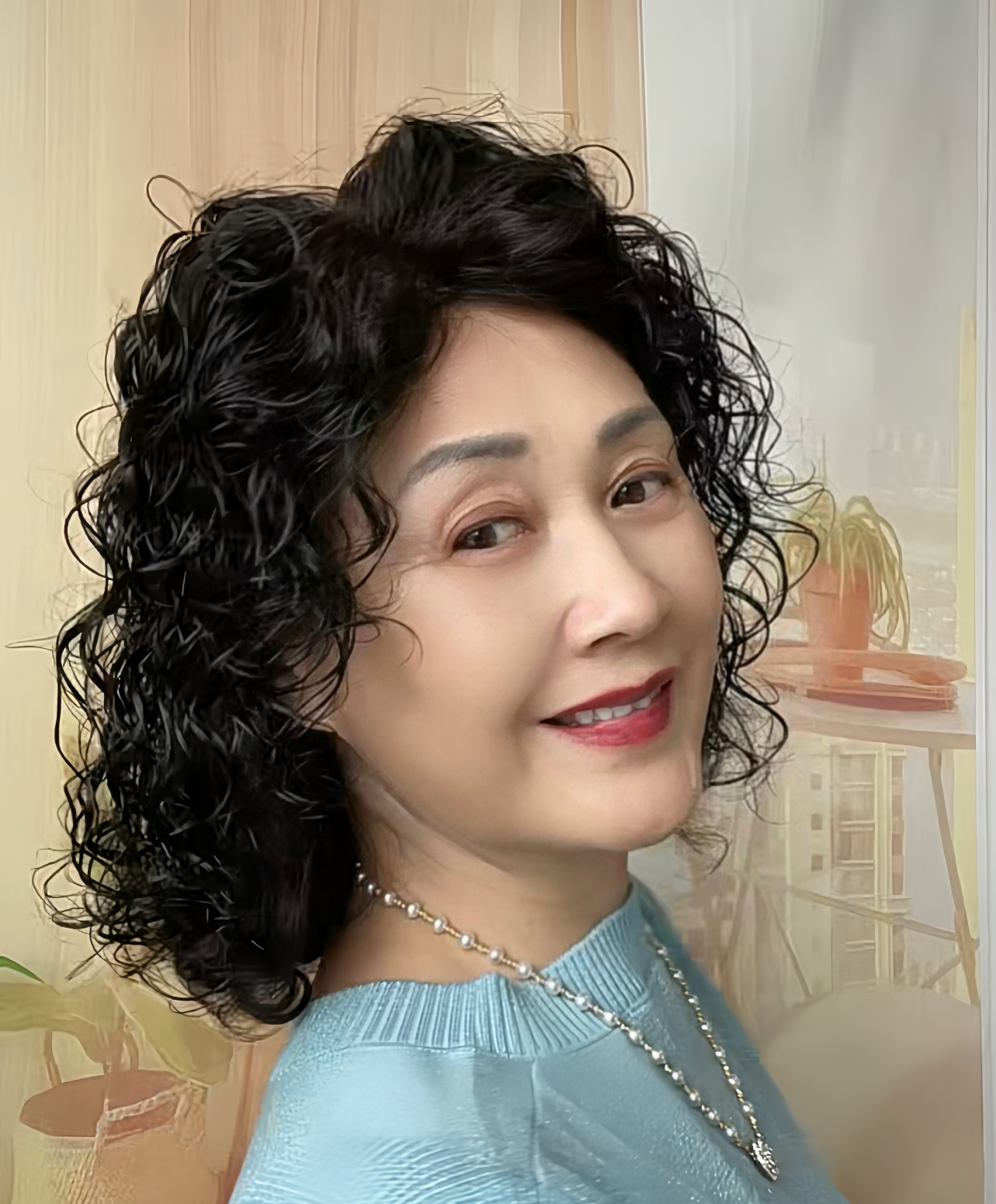 头顶发片女卷发遮白发增发量蓬松高颅顶自然无痕全真发羊毛卷发片