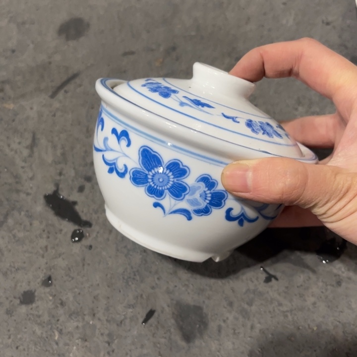 醴陵釉下高温瓷300毫升微瑕