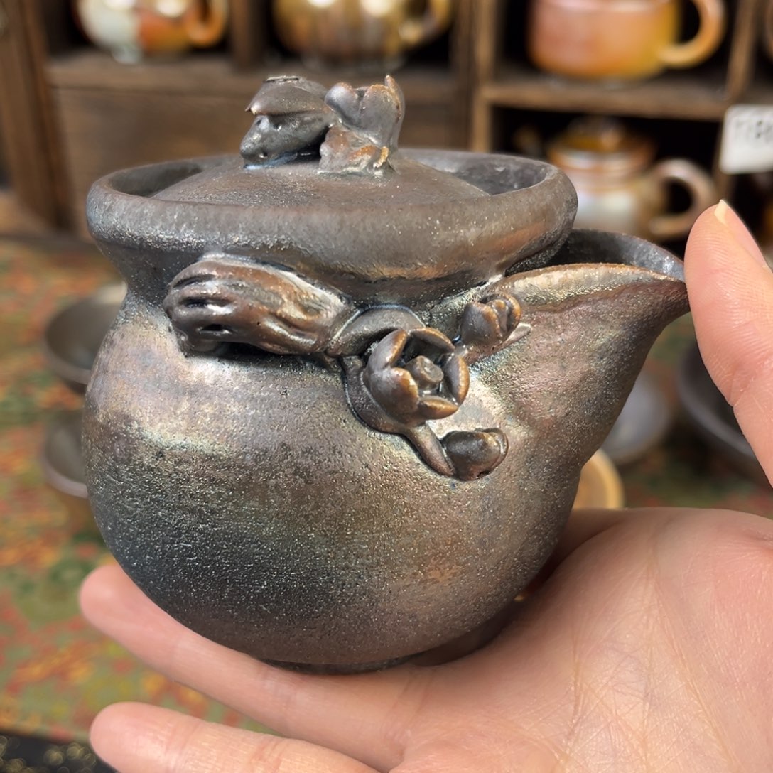摆件柴烧茶器主人杯
