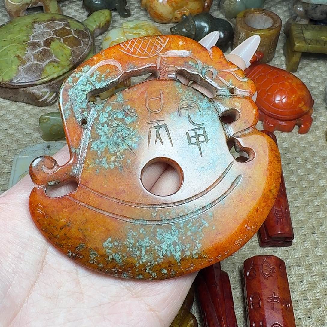 白玉菩提吊坠挂件