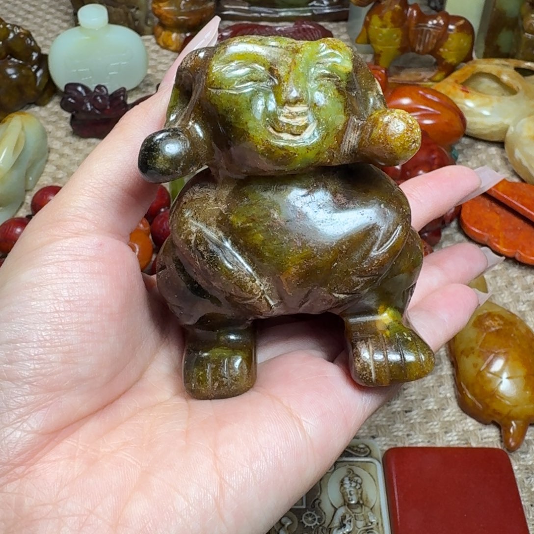 白玉菩提吊坠挂件