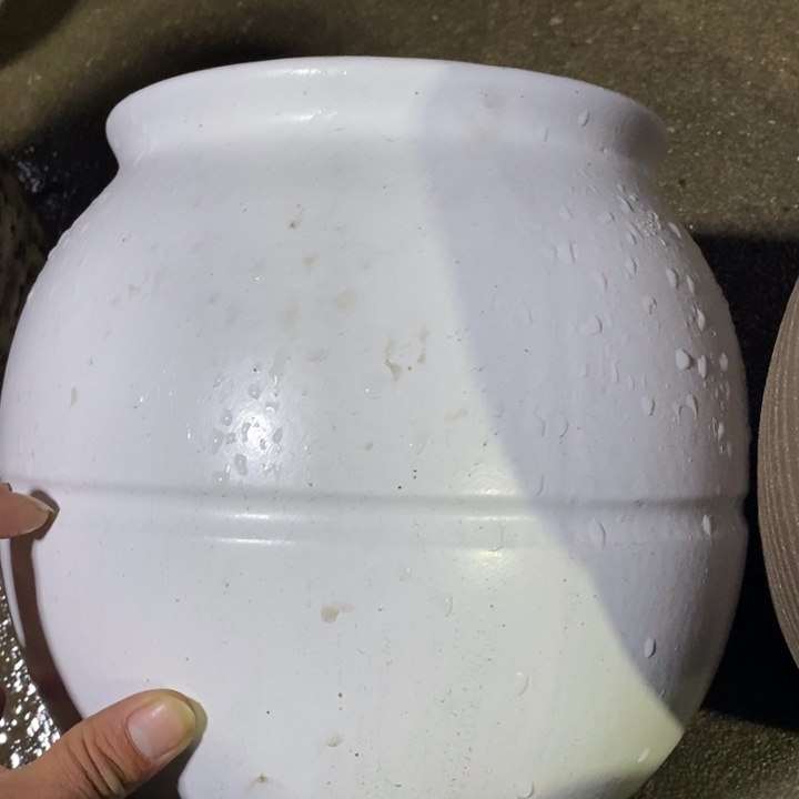 紫砂花盆高约28口约20