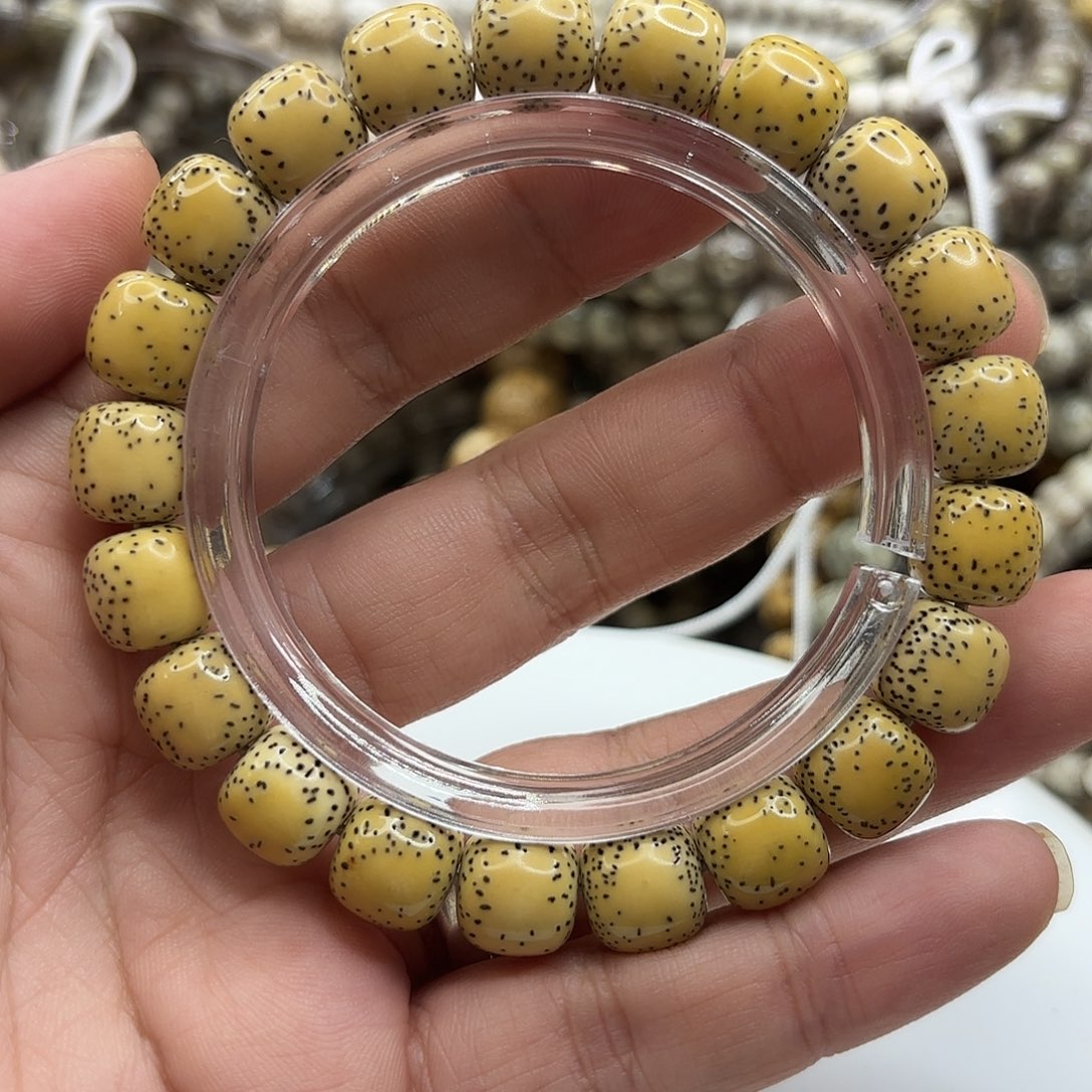 吊坠星月菩提11侧大留白暴力黄段子货