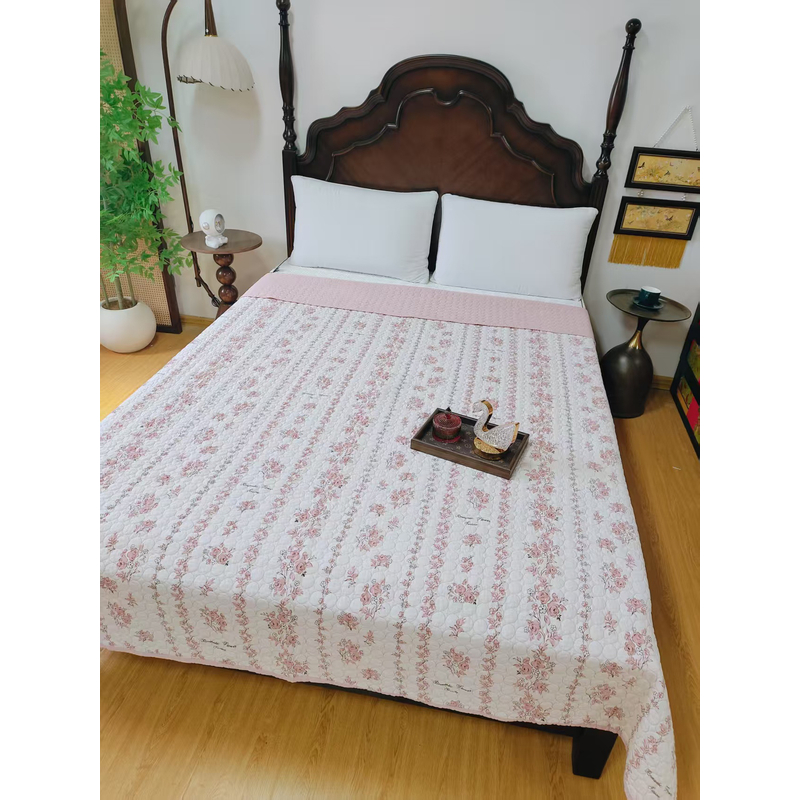 WM自然呼吸有氧水洗棉双人床盖220*240微瑕～L285