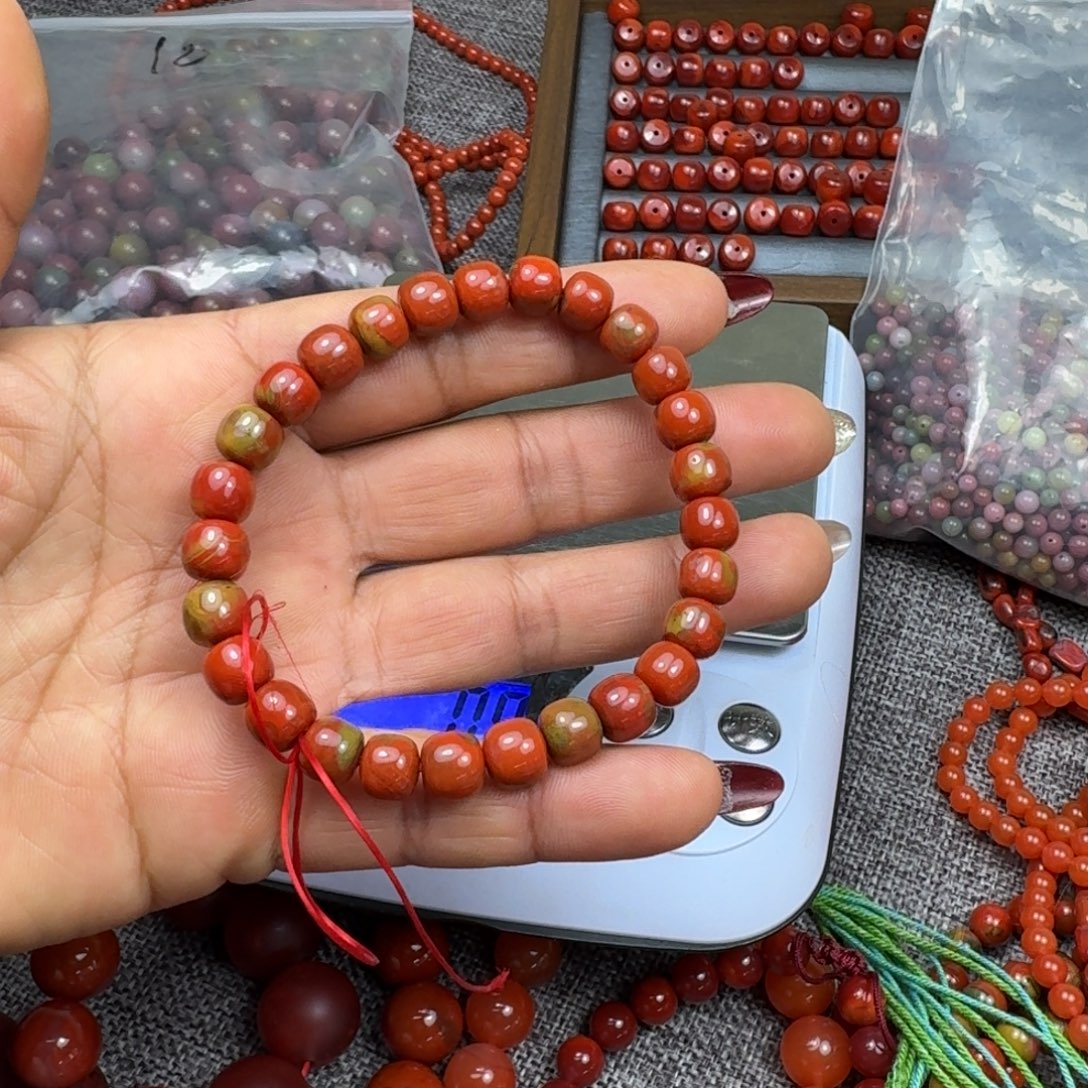 w***w南红玛瑙未镶嵌手链