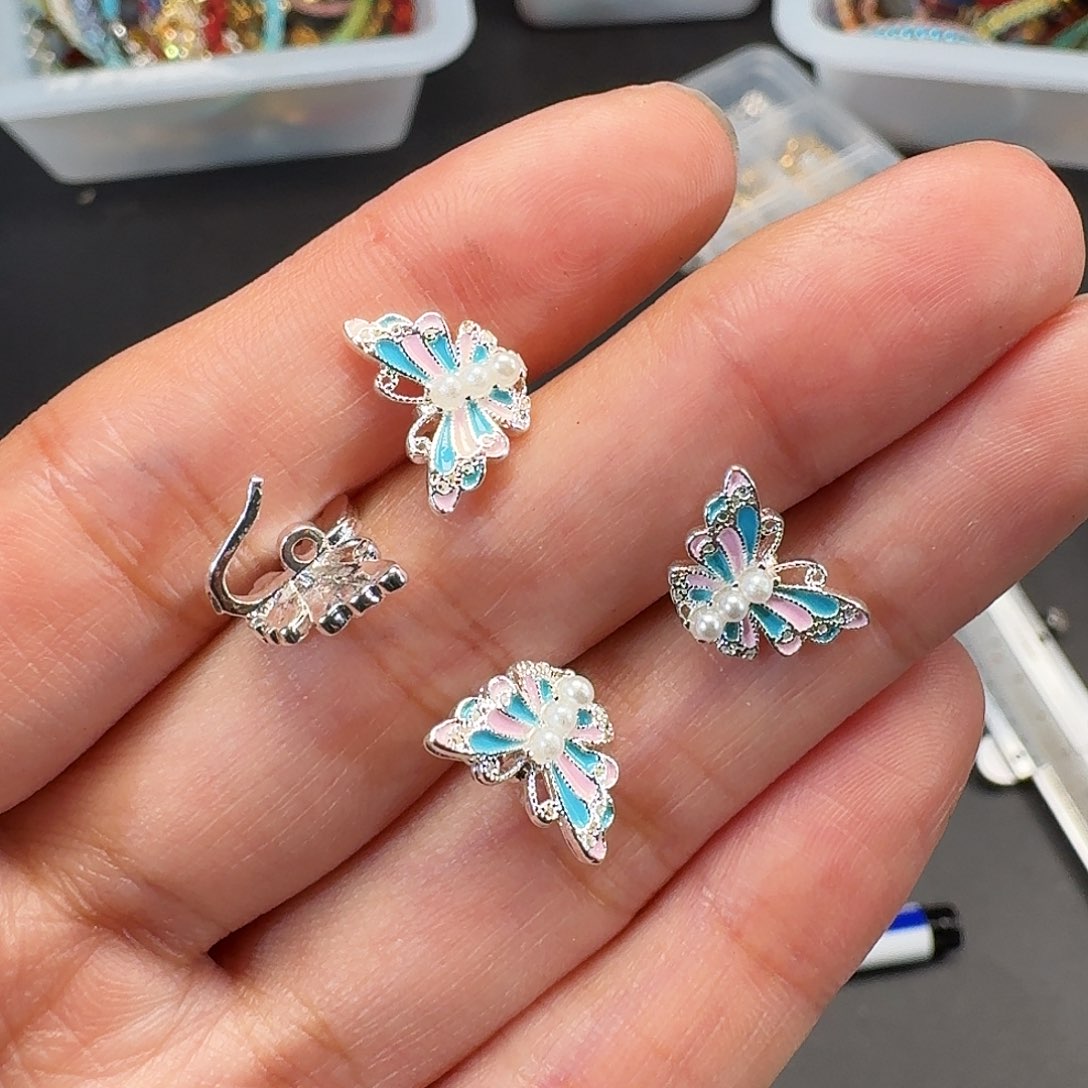 闪拍14号 4个装压襟扣