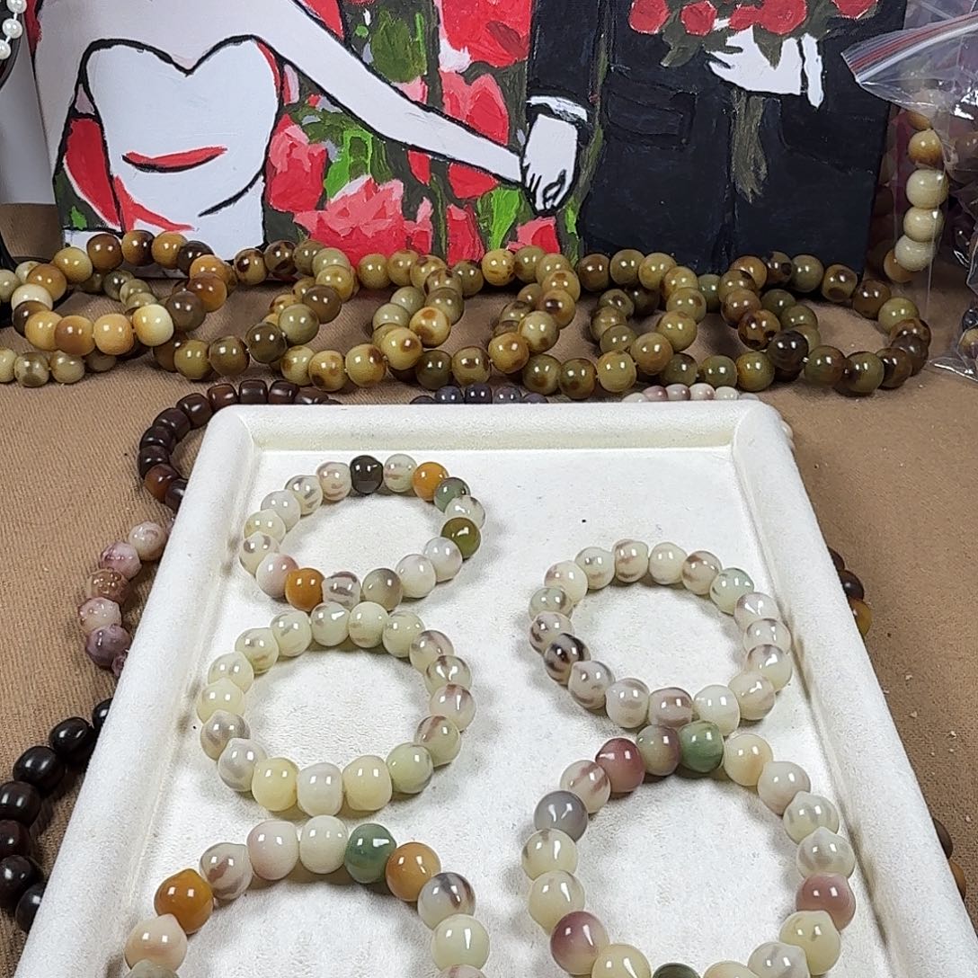 手串菩提根/象牙果瓜纹猫头