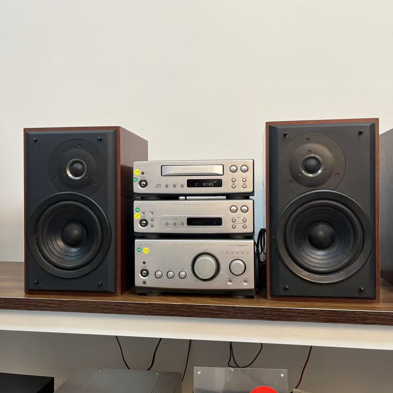 8新 JVC/杰伟世 二手胜利 组合音响F1