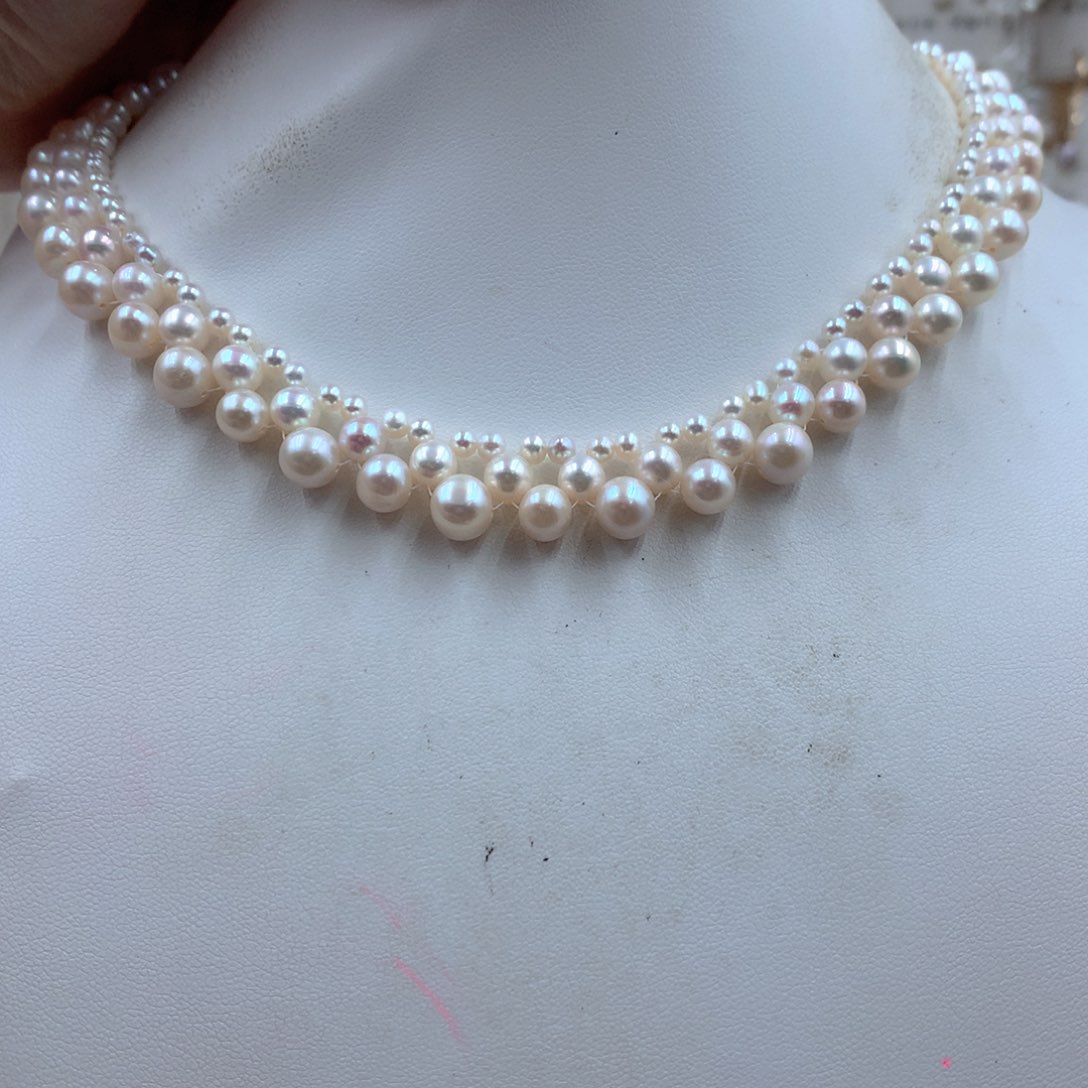 颈饰合金淡水珍珠?***学