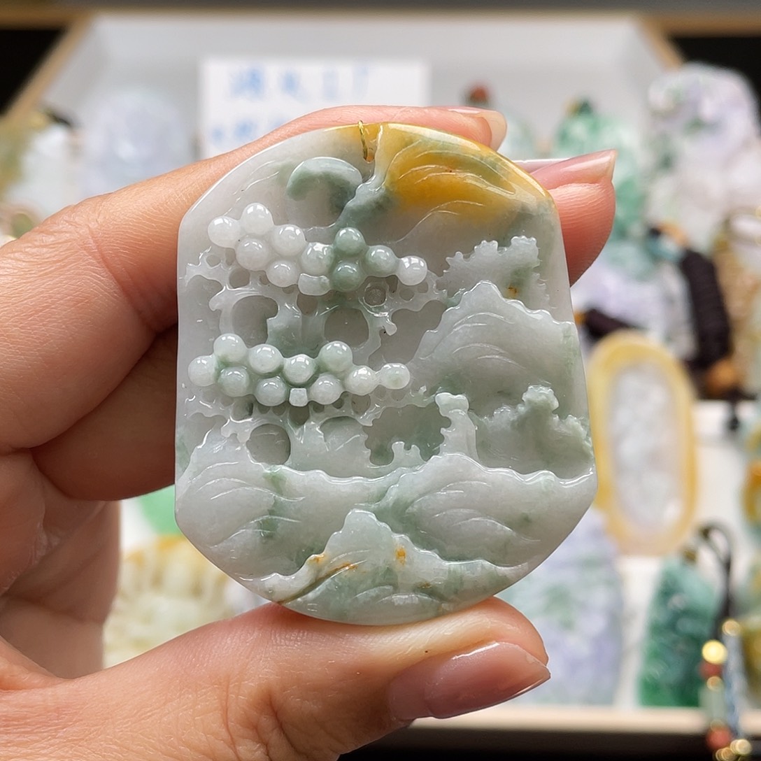 翡翠吊坠(不含链)未镶嵌