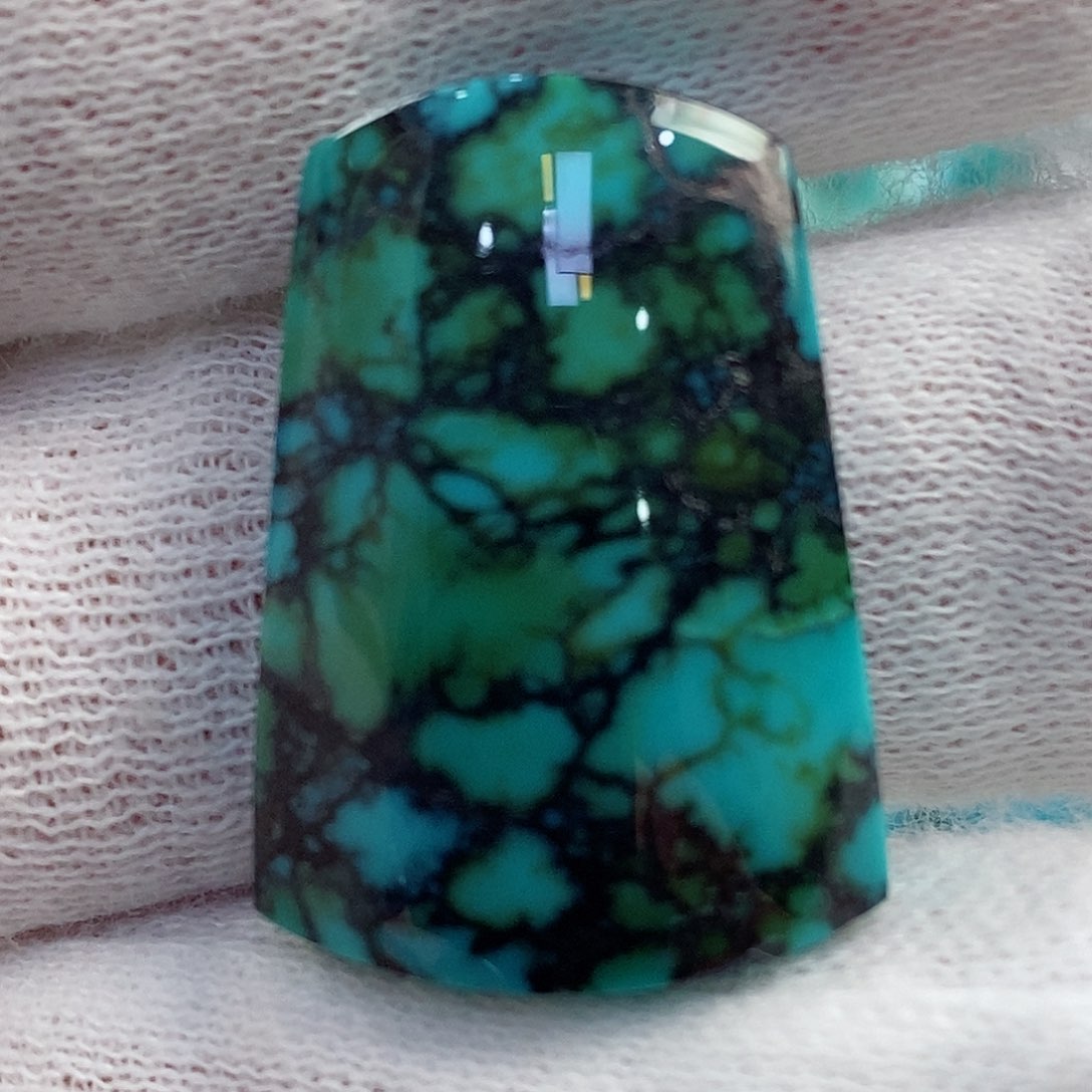 绿松石珠宝奇石未镶嵌自**神