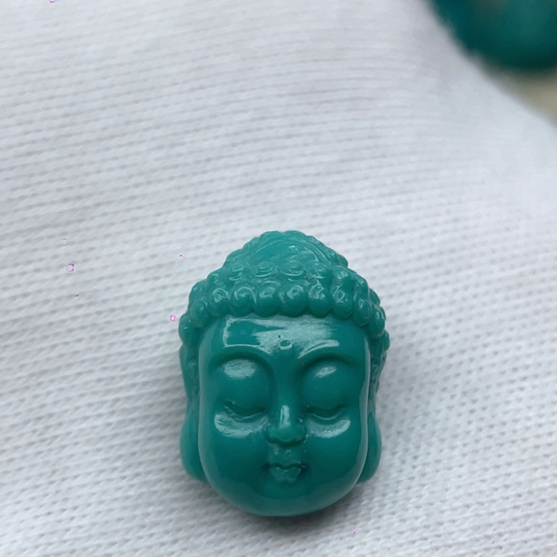 绿松石未镶嵌颈饰直径卡10-8.3