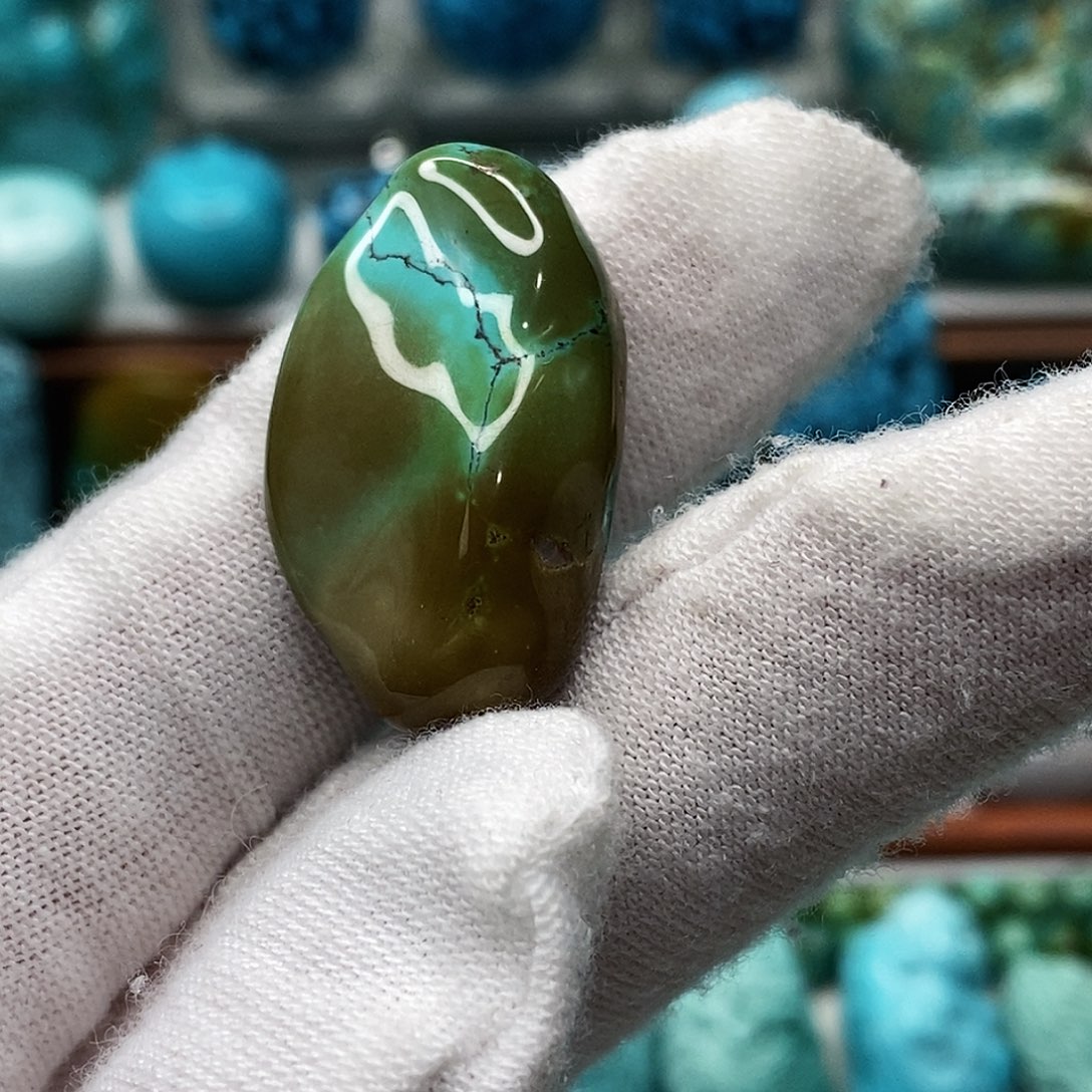 绿松石珠宝奇石未镶嵌