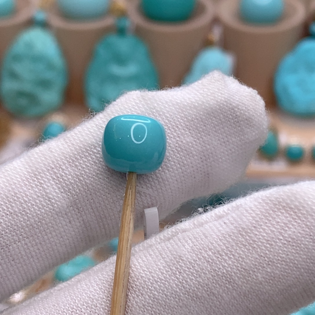 绿松石未镶嵌珠宝奇石9.3mm