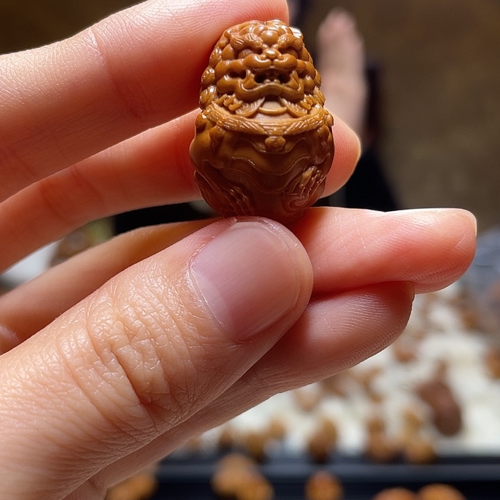橄榄核手串/手链醒狮