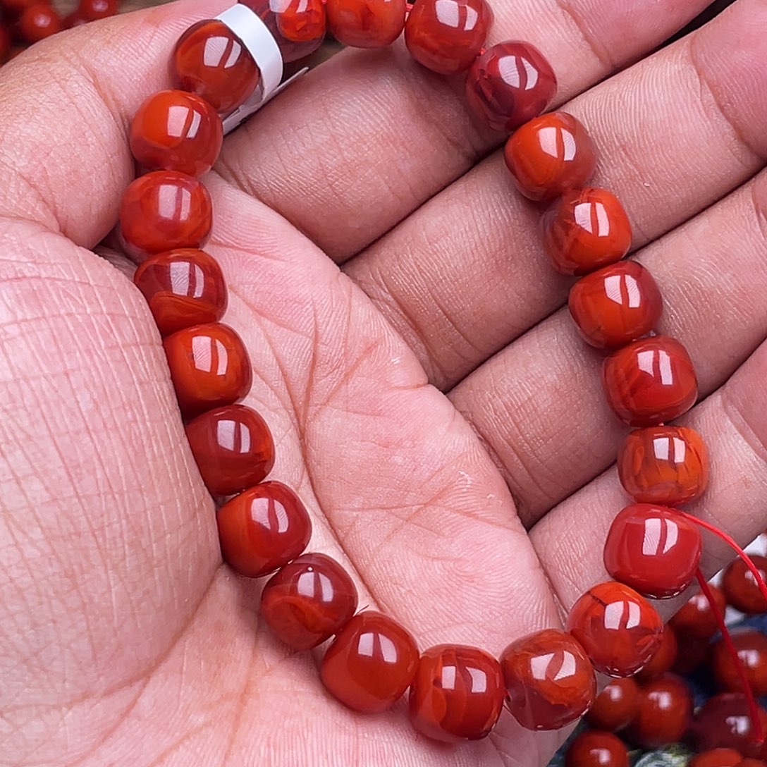 不***别南红玛瑙未镶嵌手链南红瓦西卡10老型原矿