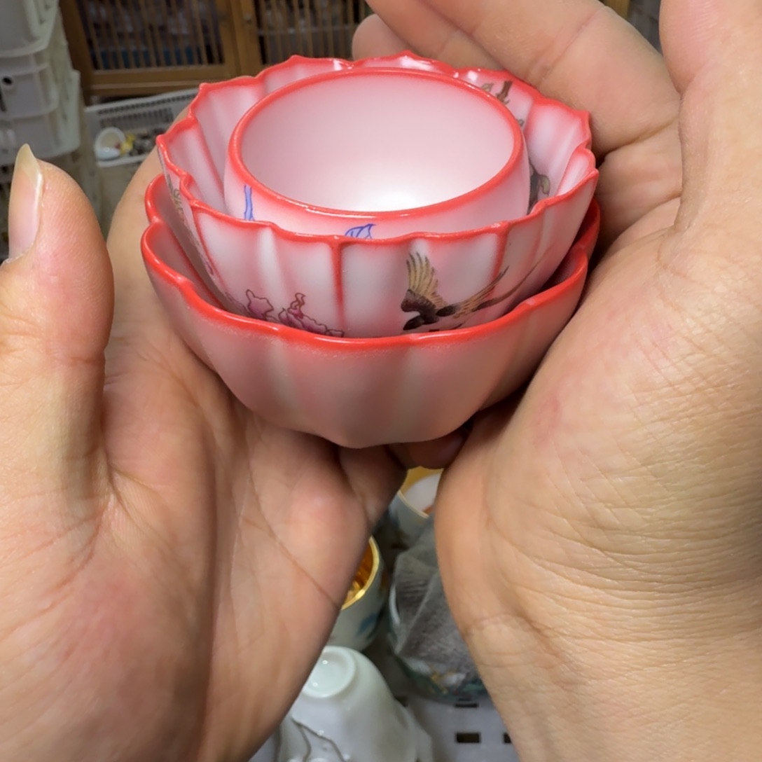 富***）略有微瑕疵介意勿拍陶瓷器皿@