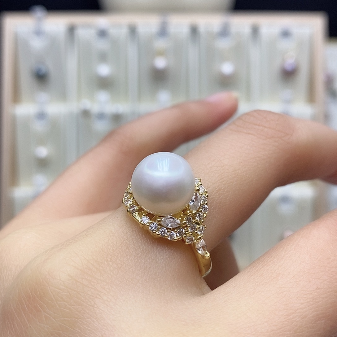 颈饰淡水珍珠合金