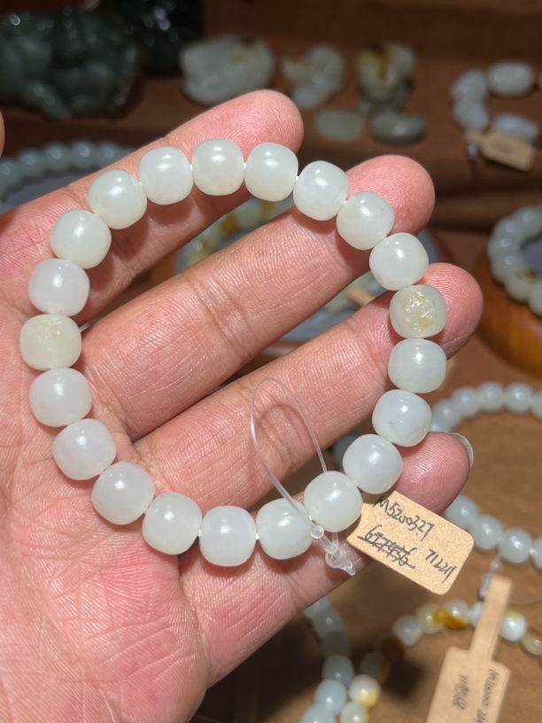 和田玉老型手串10mm