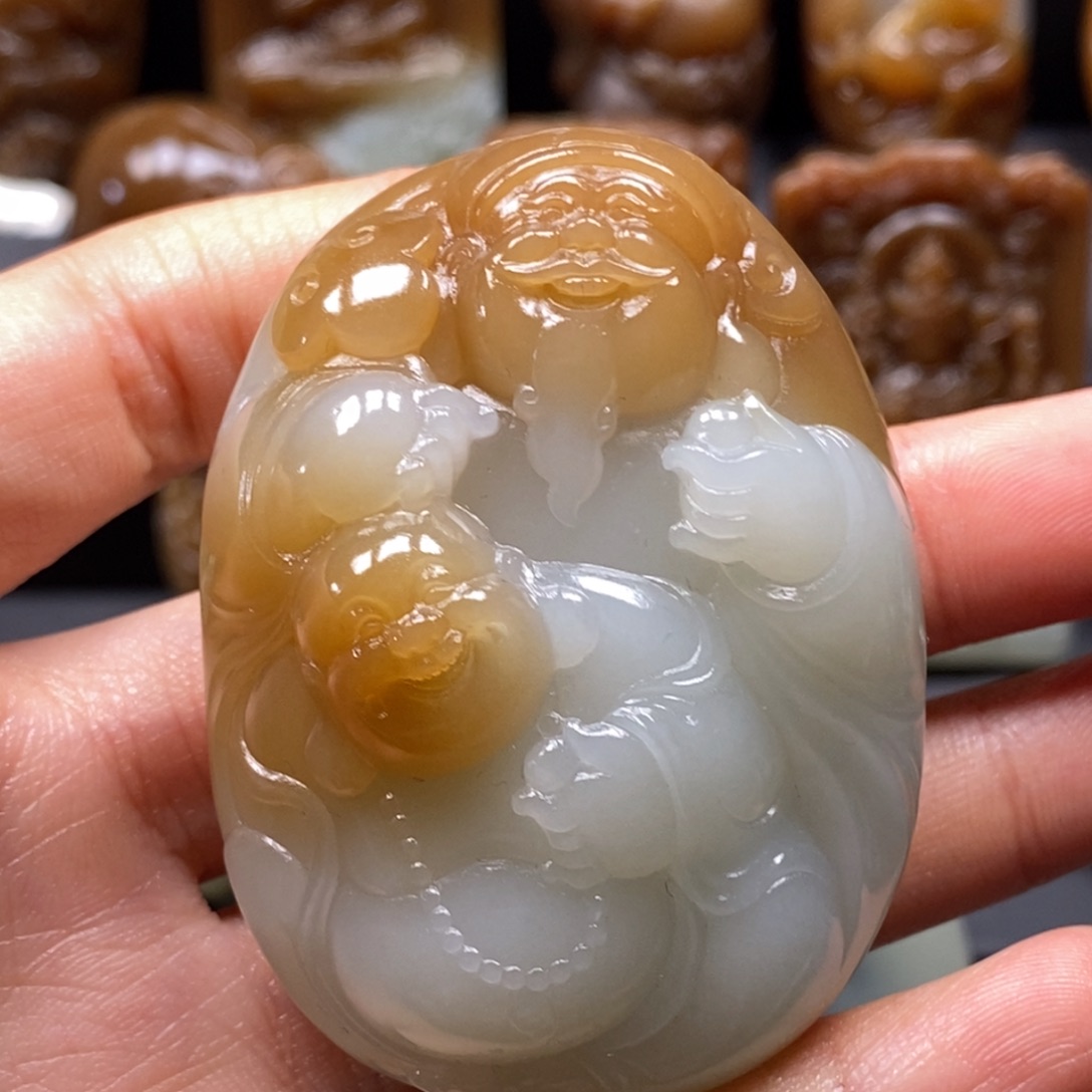 和田玉把件未镶嵌