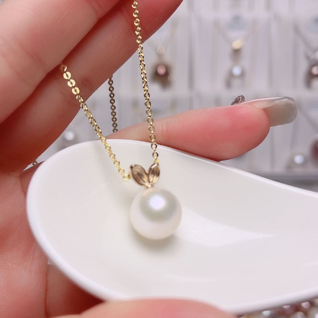 未镶嵌淡水珍珠吊坠(赠链)