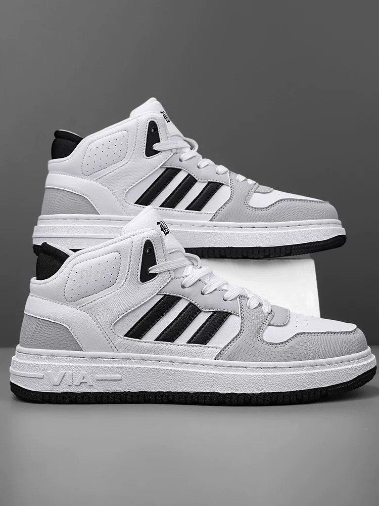 【6812-白黑】男款时尚百搭运动休闲鞋[Y/C]