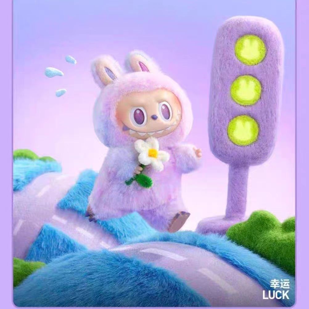 泡泡马卡龙风格搪胶毛绒公仔心动代购