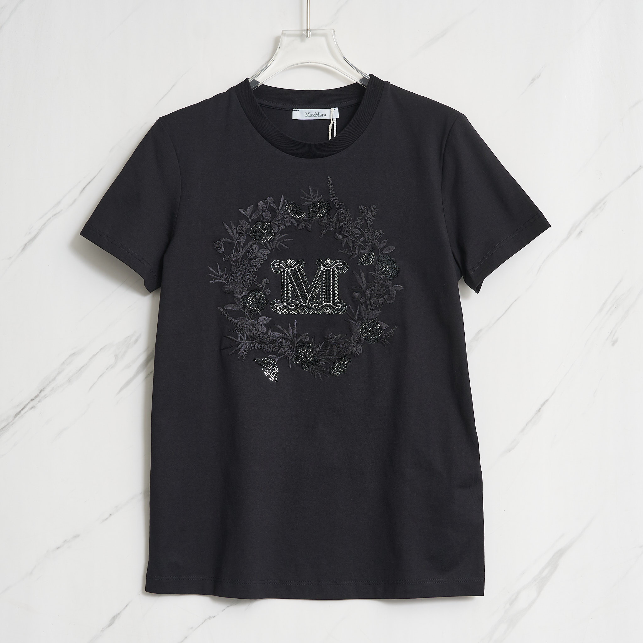 Max Mara女士水钻刺绣T恤MXGU00033