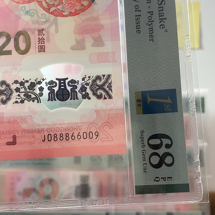 塑料0888发财头，圆圆号，三对子