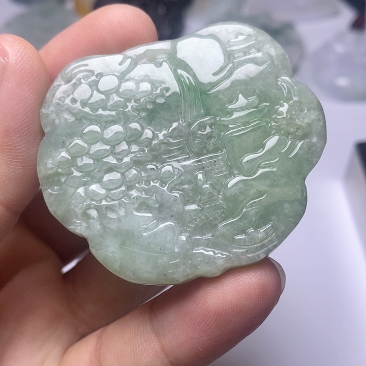 颈饰未镶嵌翡翠翡翠