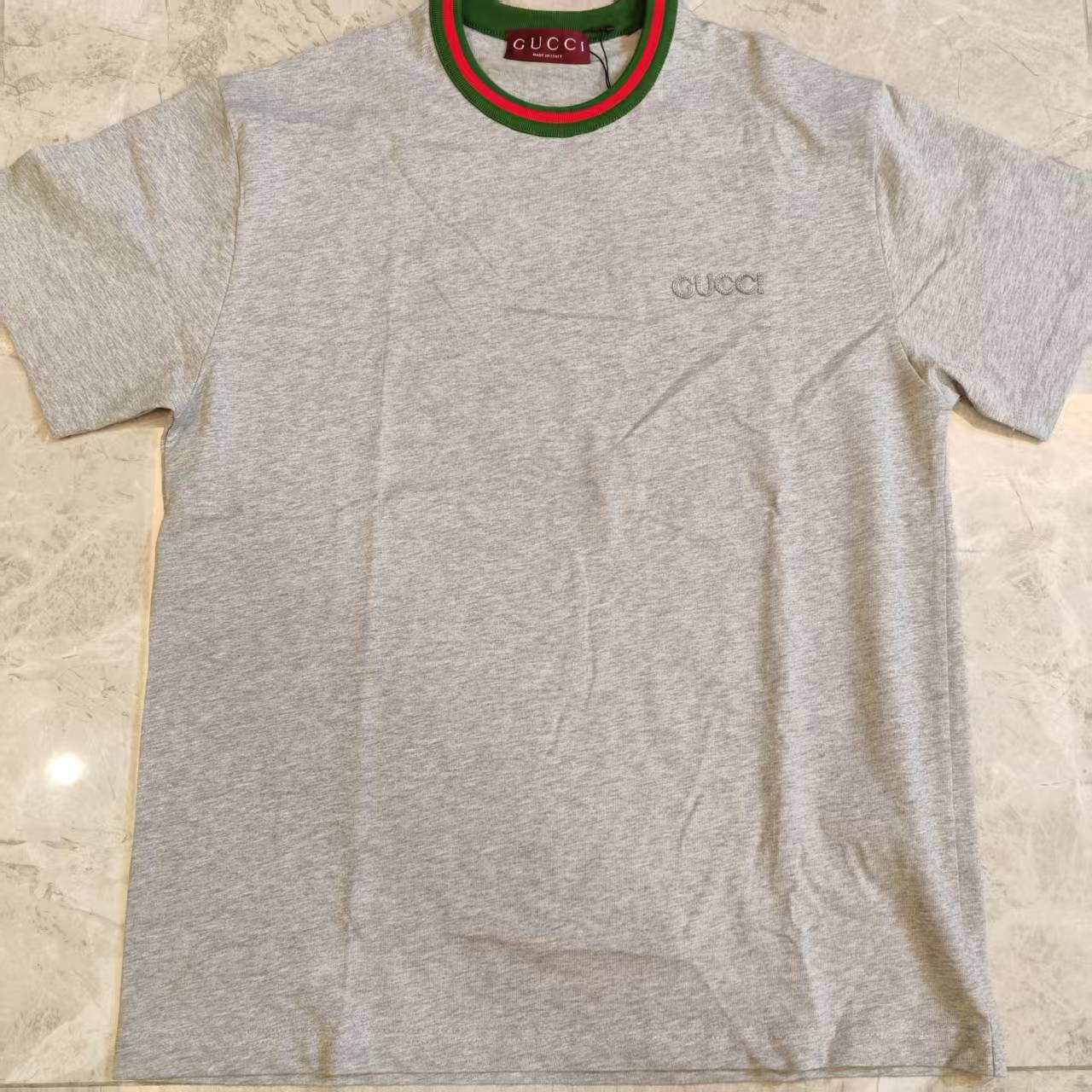 99新 GUCCI/古驰 经典彩色圆领T恤 342