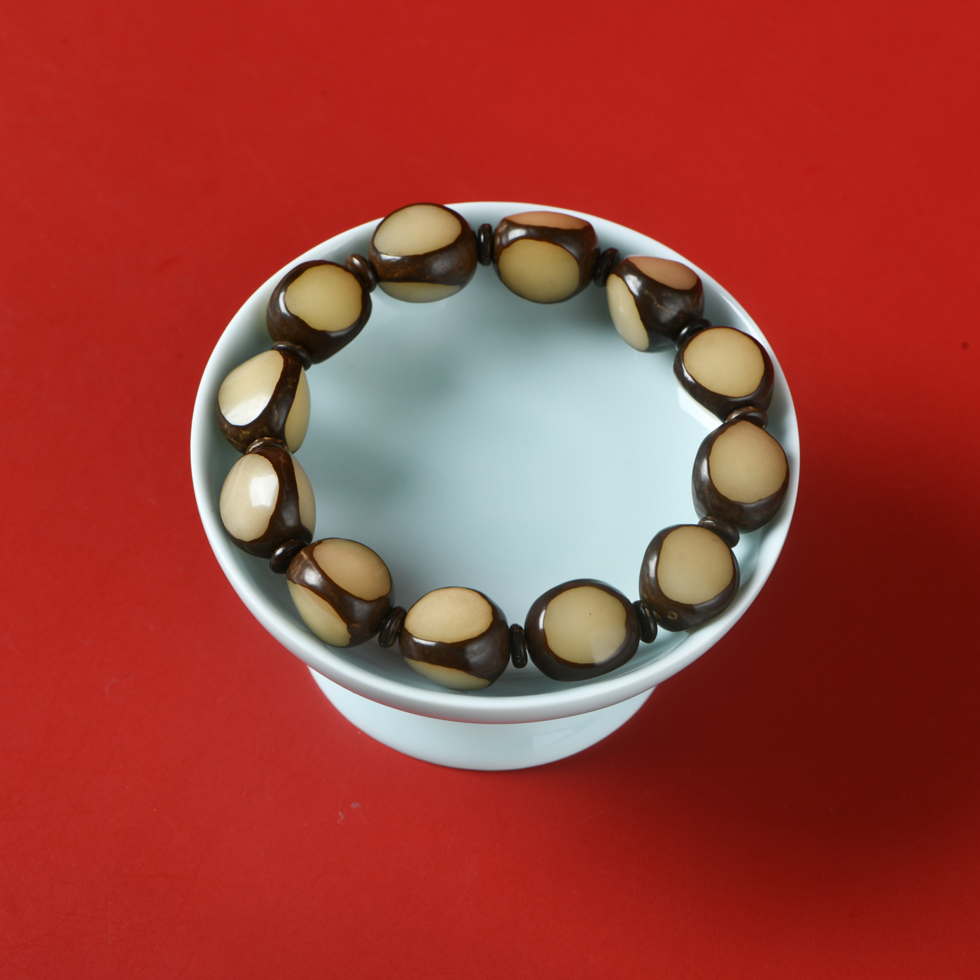 菩提根三切面棱珠手串