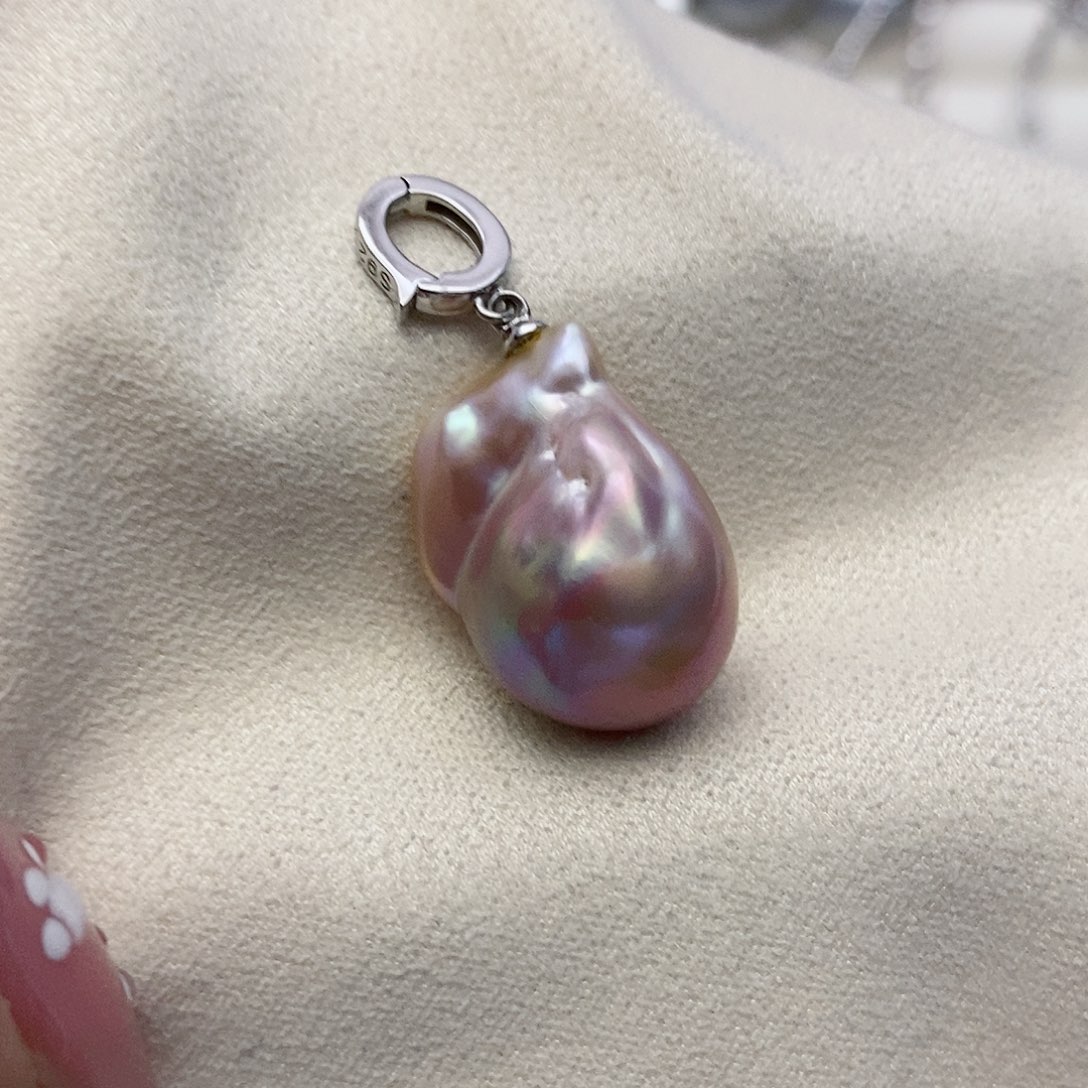 【闪购商品】淡水珍珠颈饰银S925镶嵌