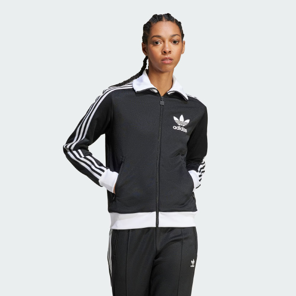 adidas/阿迪达斯 女子 BECKENBAUER TRACK 运动夹克外套 IW3174