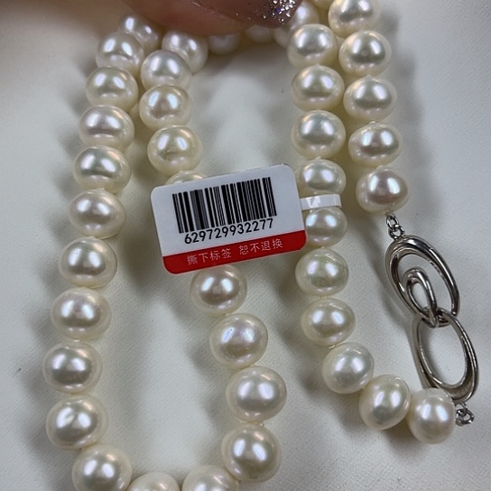 淡水珍珠颈饰银S925镶嵌