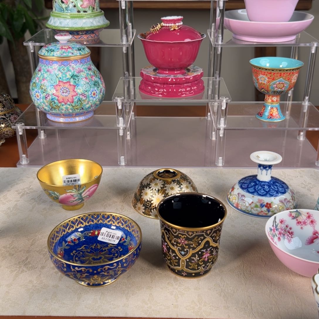 花*纯手工手绘 高端茶器