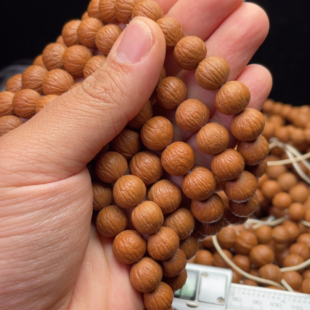 猴头核桃吊坠凤羽12