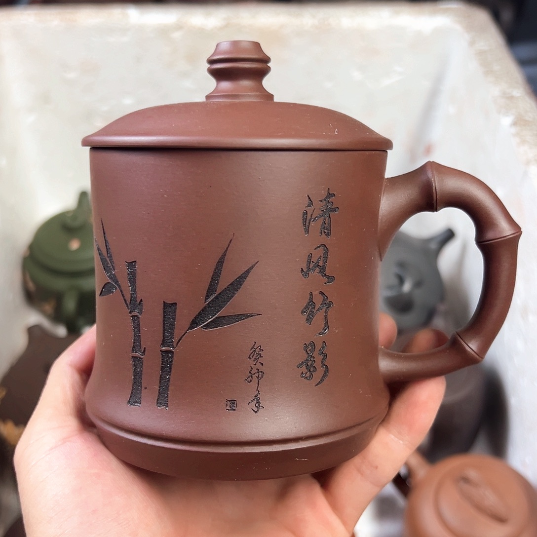 茶壶紫砂宜兴原矿紫砂壶450毫升容量