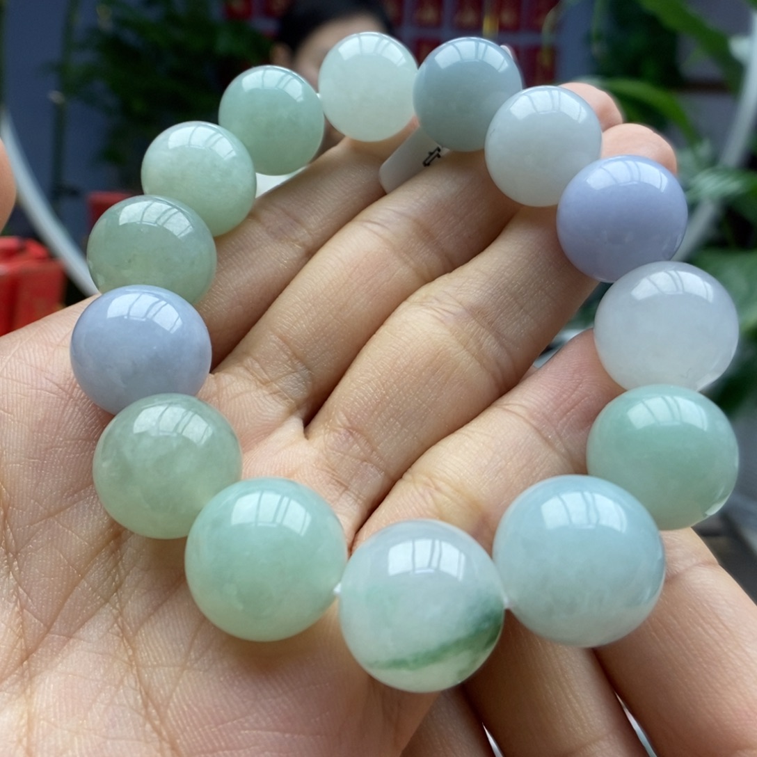 未镶嵌手串翡翠手串