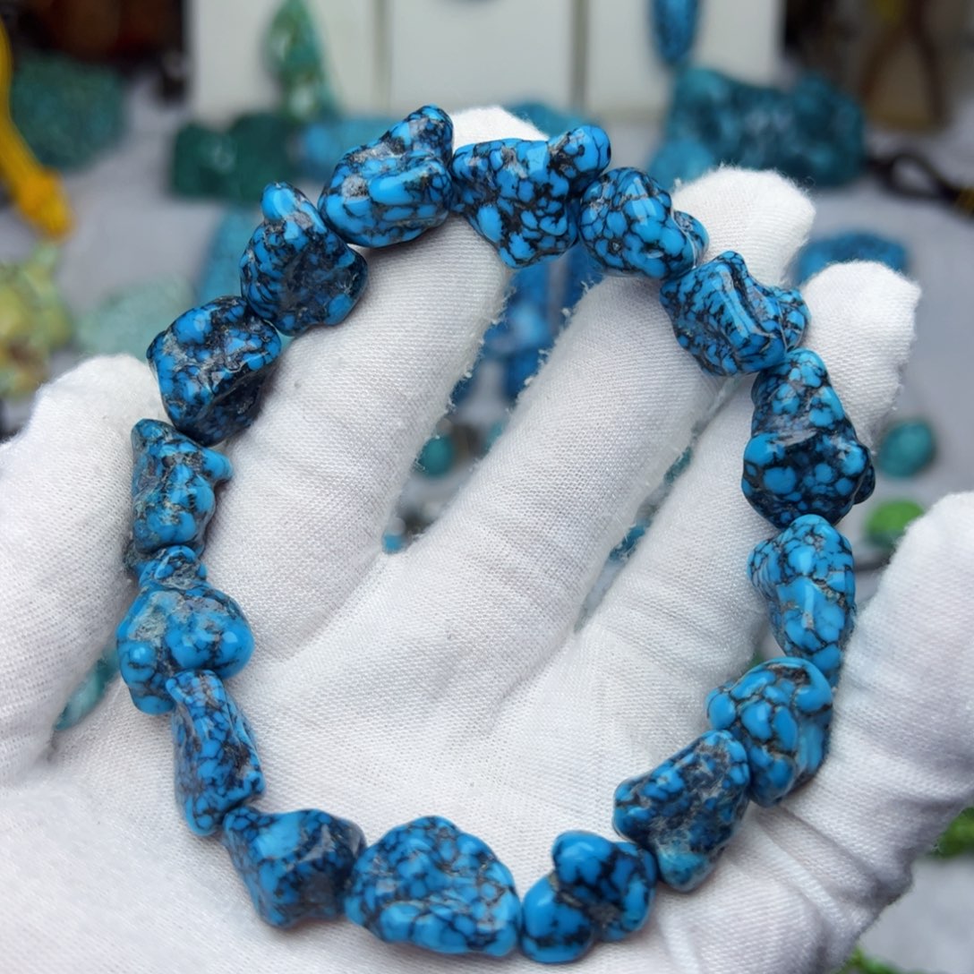 绿松石珠宝奇石未镶嵌