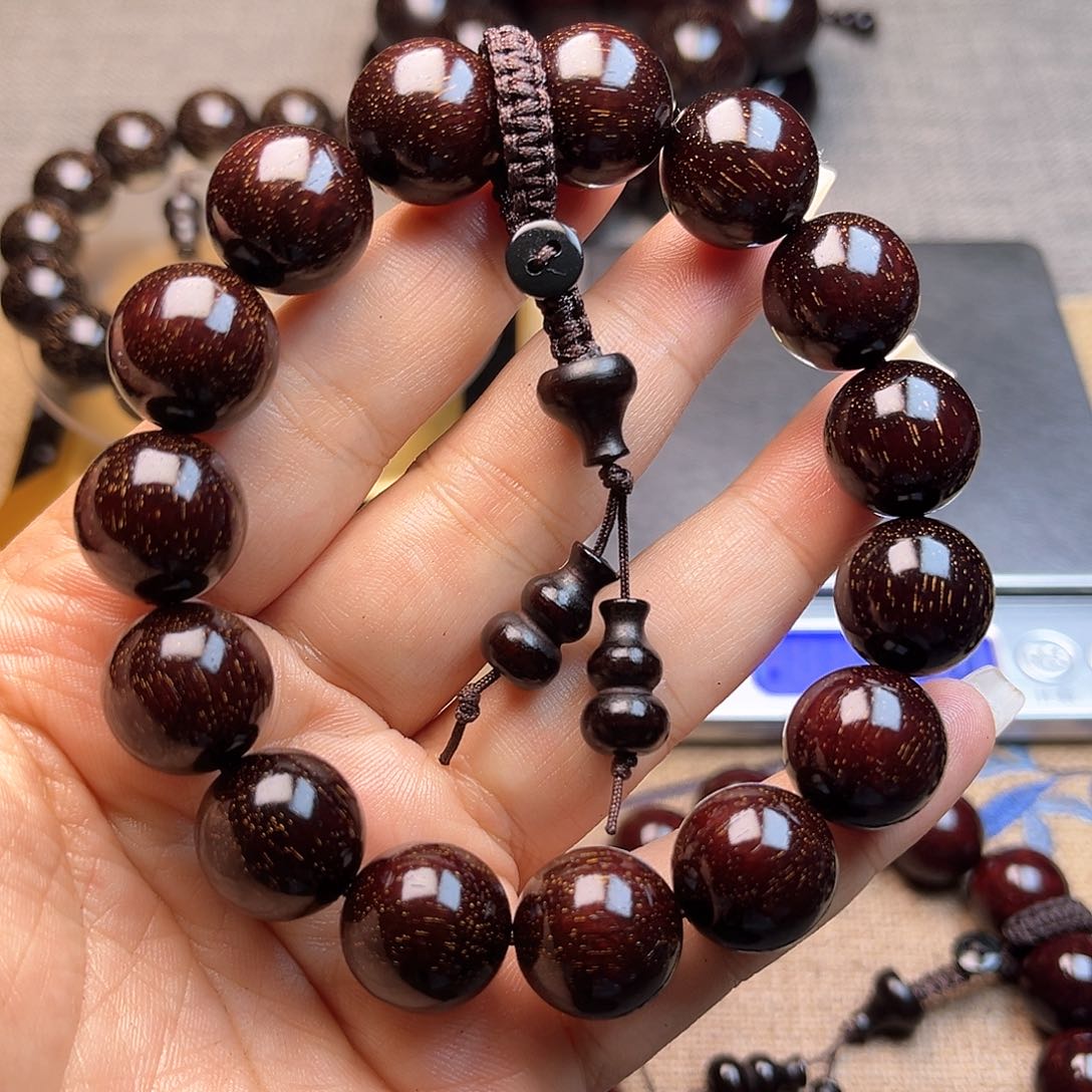 檀香紫檀（小叶紫檀）1.5 15颗满星