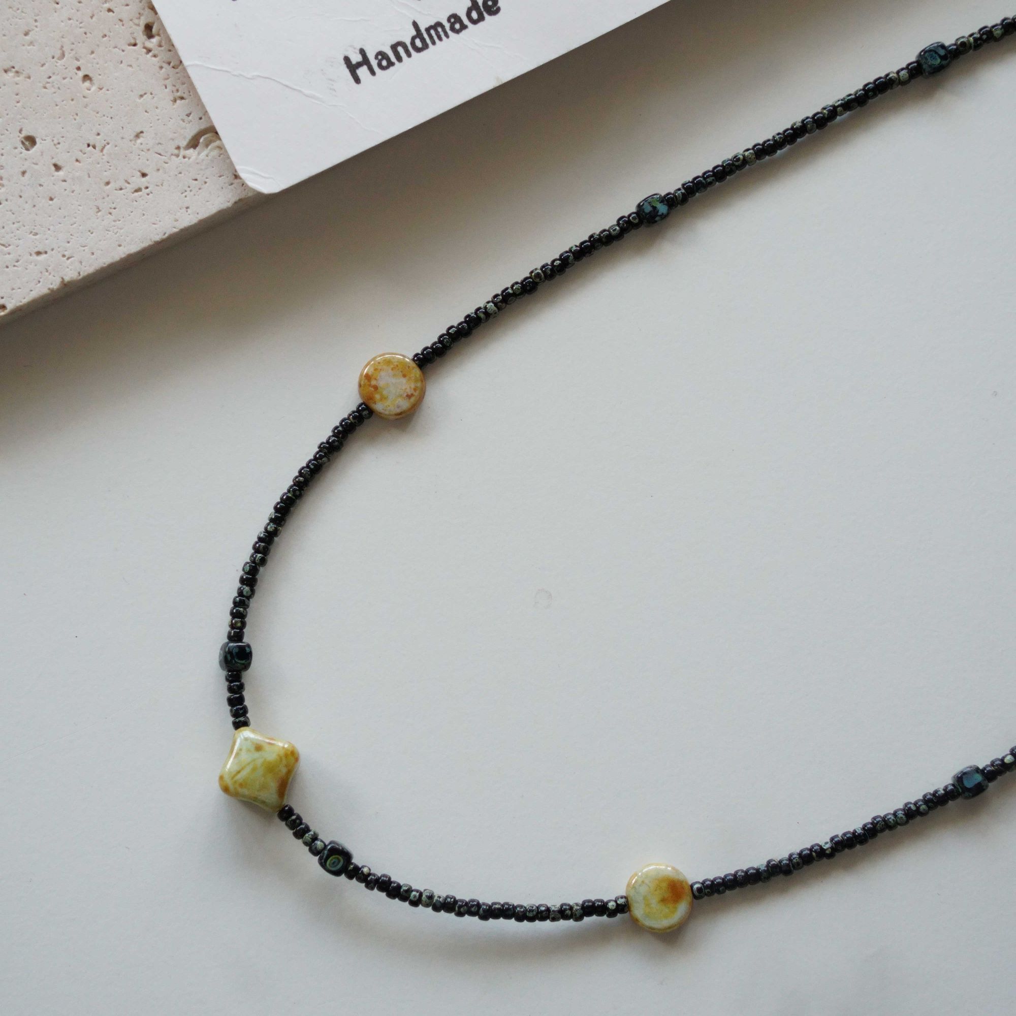 方块软糖｜原创手作捷克珠项链