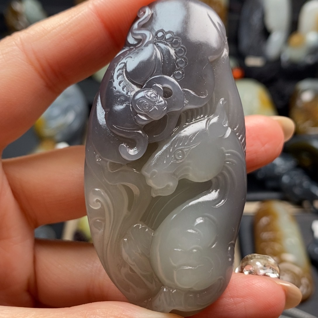 和田玉把件未镶嵌