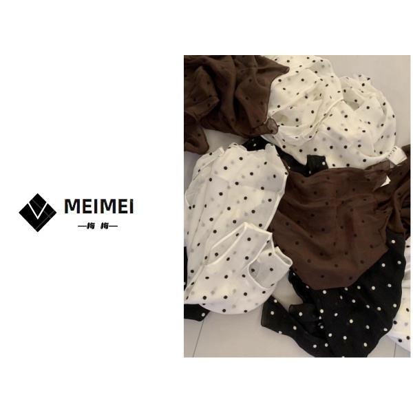 XMM【波点背心连衣裙】气质洋气时尚百搭夏季法式小众波点韩版Y8253
