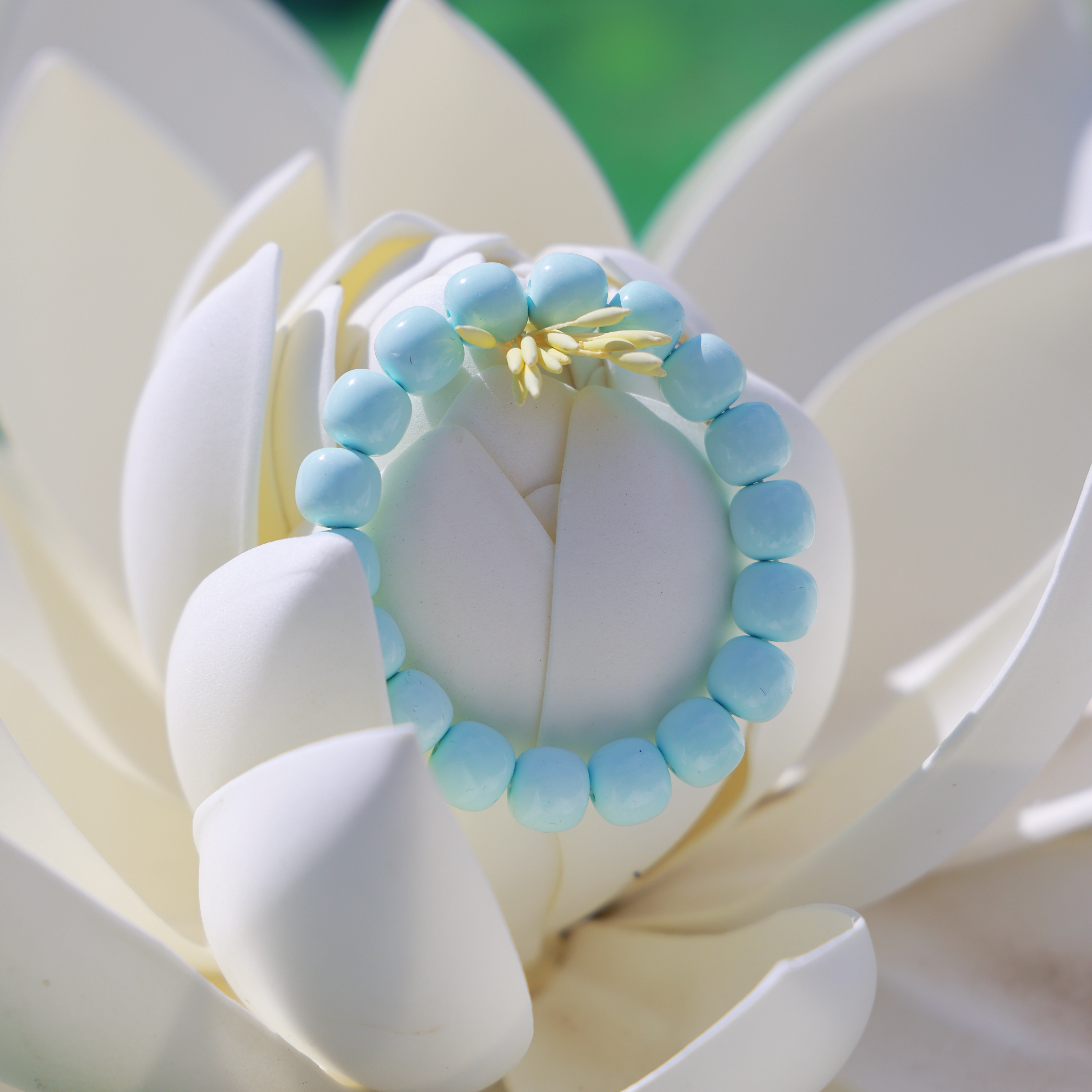 五月火活动 绿松手串 9mm+（拉萨直发）  DU250611202